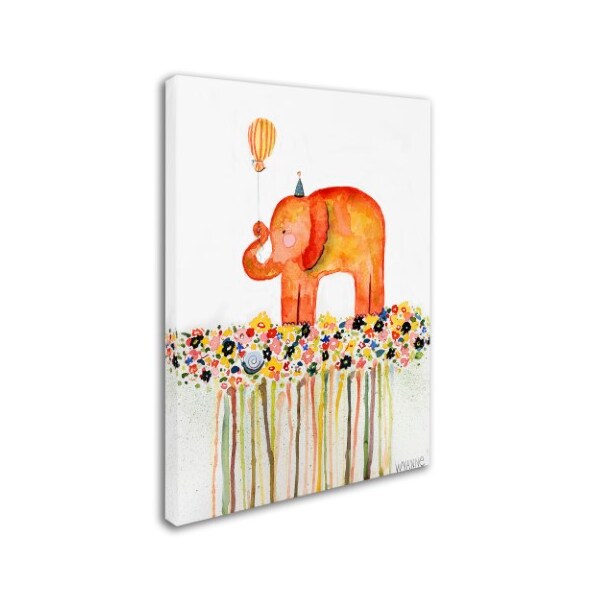 Wyanne 'Big Day Elephant' Canvas Art,35x47